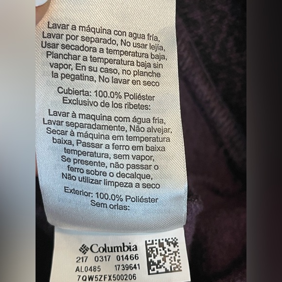 Columbia Purple Tribal Pullover Lagenlook Lounge Leisureware Cowl Neck Sweater - Picture 6 of 10